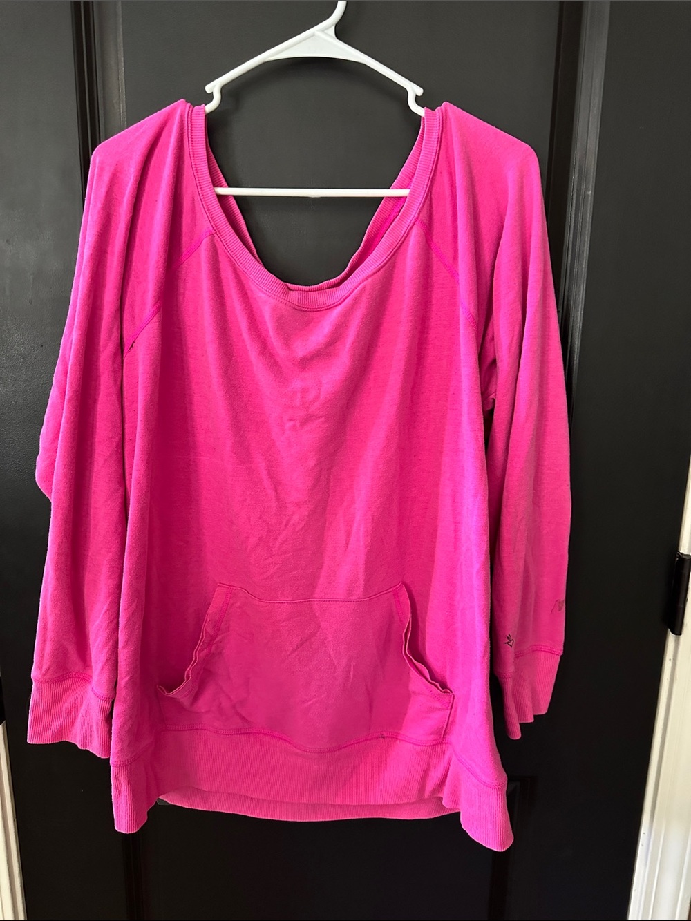 torrid Hot Pink Scoop Neck Pullover Hoodie